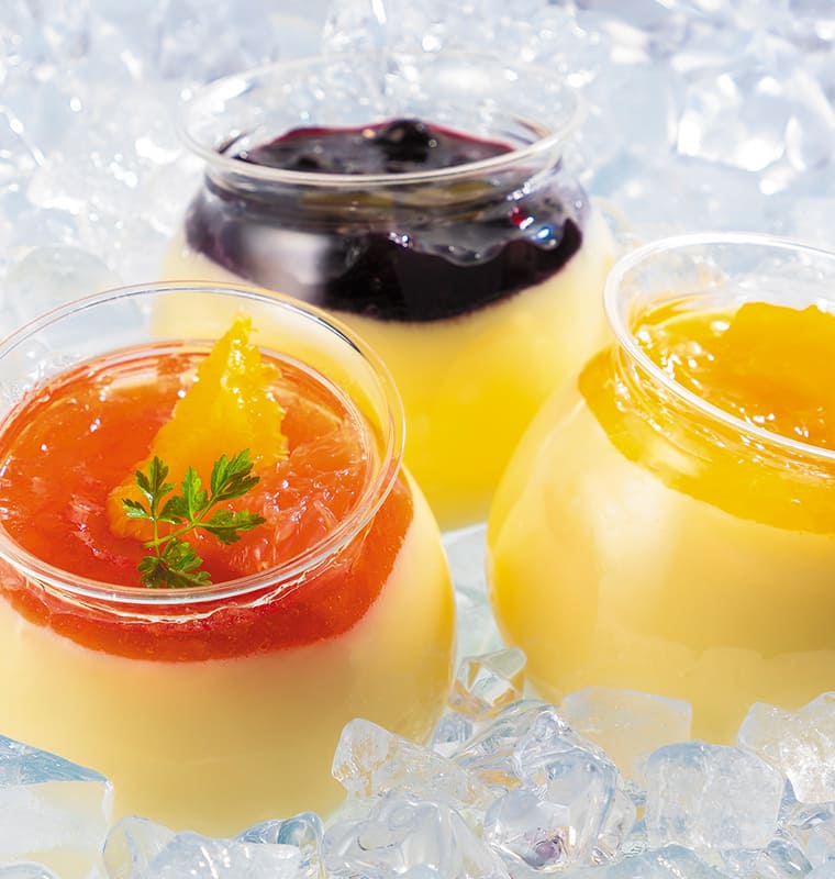 冷凍できるプリンの素