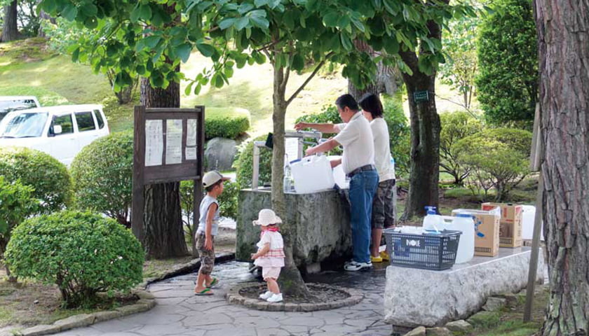 水汲み場の開放
